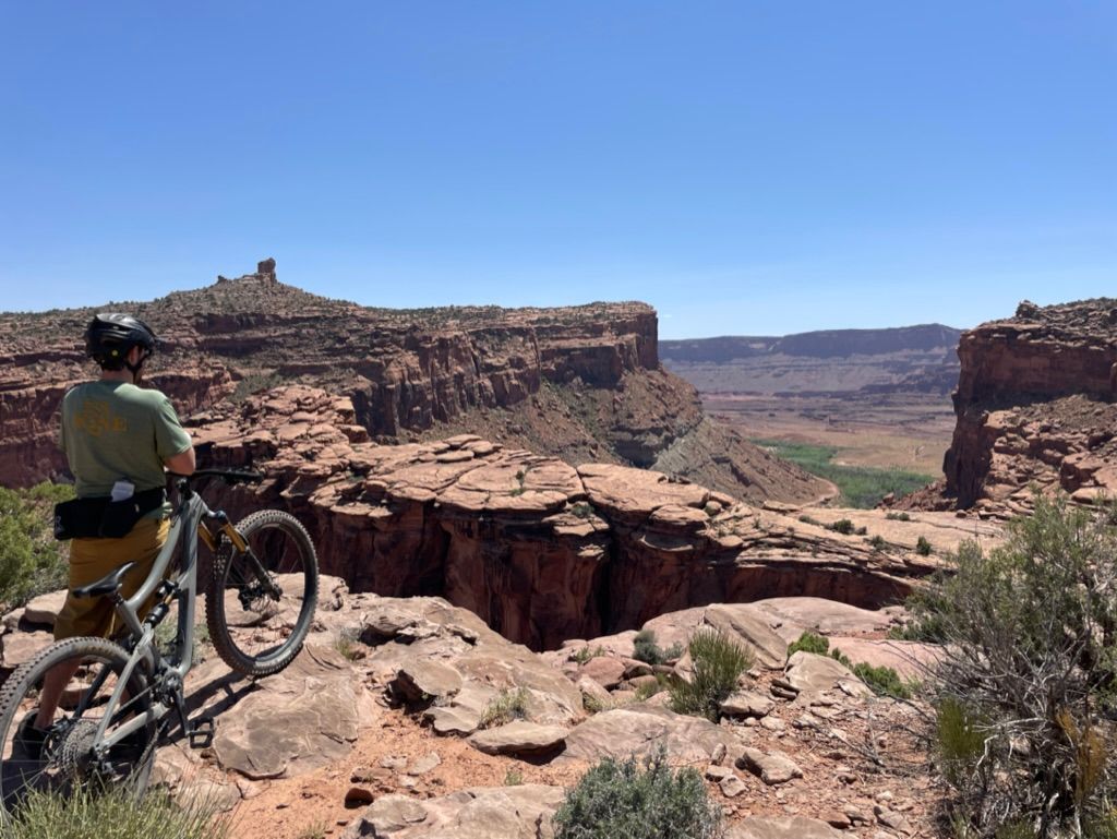 Near the top of captain ahab, overlooking the valley